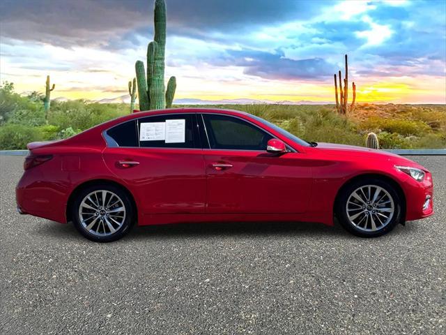 used 2022 INFINITI Q50 car, priced at $27,690