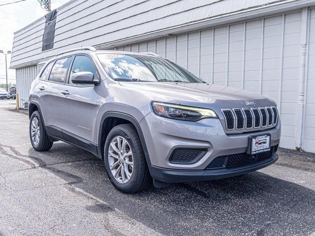 used 2021 Jeep Cherokee car, priced at $18,489