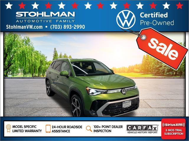 used 2025 Volkswagen Taos car, priced at $30,680