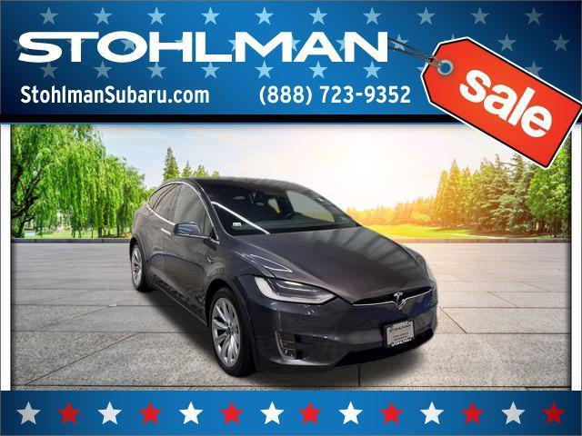 used 2018 Tesla Model X car, priced at $27,963