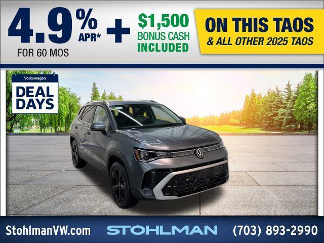 new 2025 Volkswagen Taos car, priced at $34,592