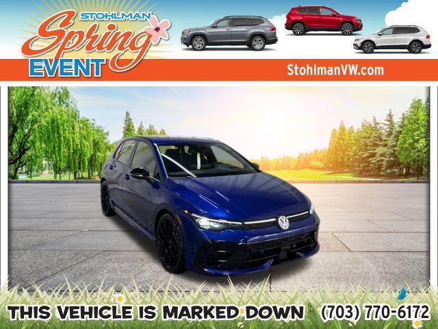 new 2025 Volkswagen Golf R car, priced at $53,821