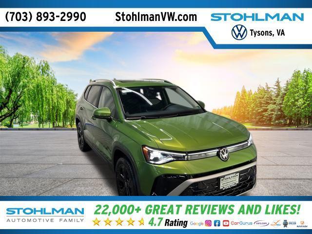 new 2025 Volkswagen Taos car, priced at $35,014