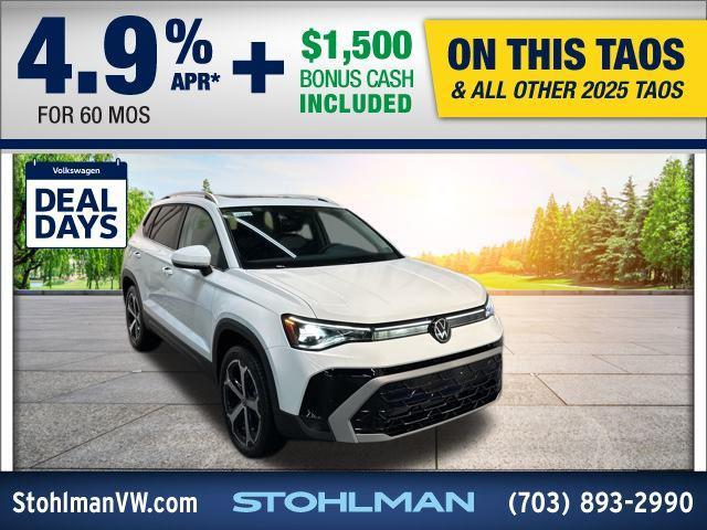 new 2025 Volkswagen Taos car, priced at $34,547