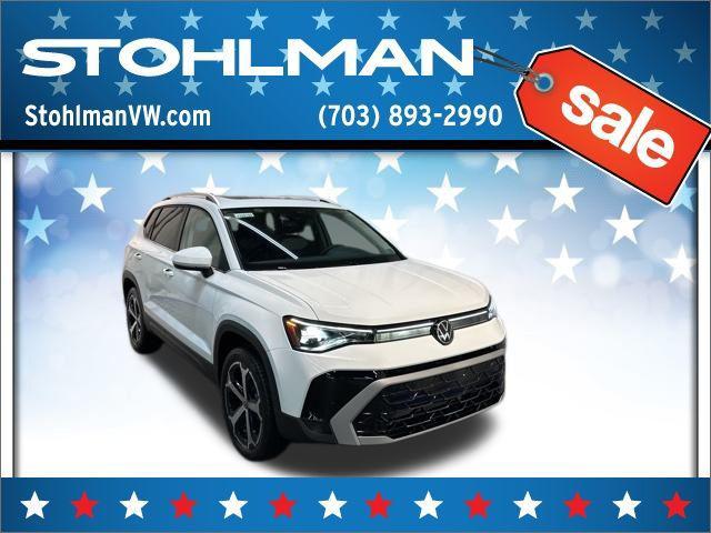 new 2025 Volkswagen Taos car, priced at $36,047