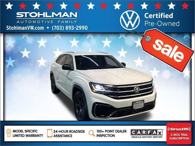 used 2021 Volkswagen Atlas Cross Sport car, priced at $27,248