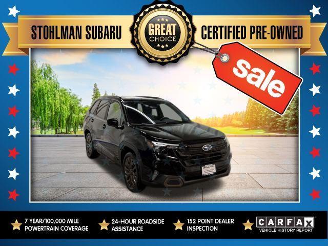 used 2025 Subaru Forester car, priced at $33,200