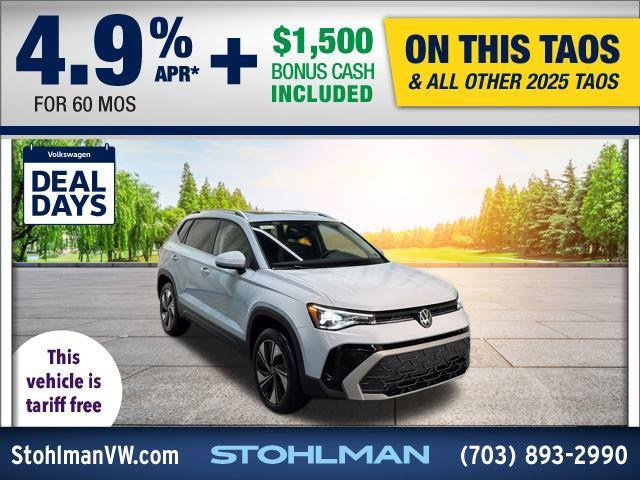 new 2025 Volkswagen Taos car, priced at $30,784