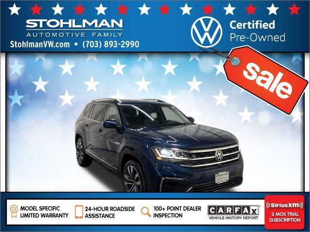 used 2022 Volkswagen Atlas car, priced at $35,607