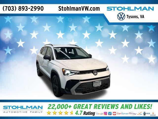 new 2025 Volkswagen Taos car, priced at $26,022