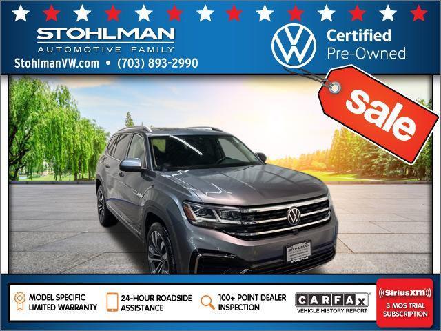 used 2022 Volkswagen Atlas car, priced at $32,990