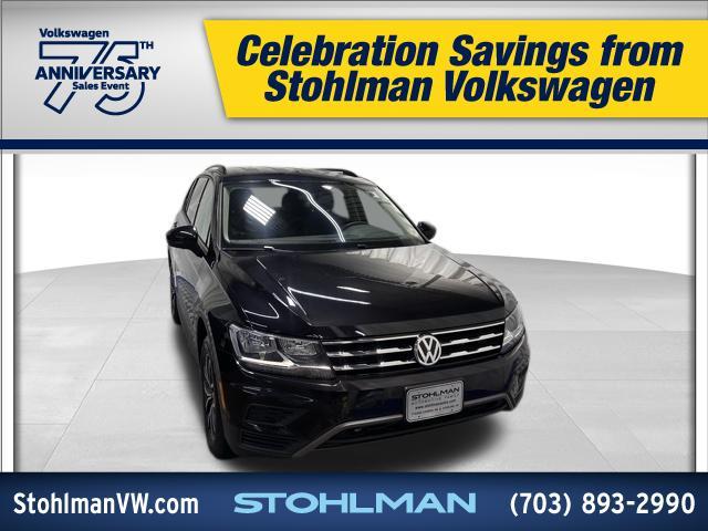 used 2021 Volkswagen Tiguan car, priced at $22,000