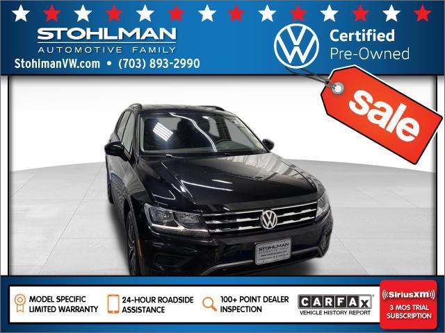 used 2021 Volkswagen Tiguan car, priced at $20,088
