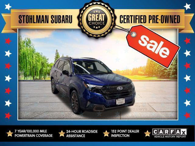 used 2025 Subaru Forester car, priced at $32,390