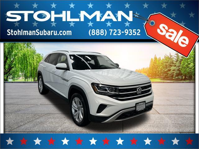 used 2021 Volkswagen Atlas Cross Sport car, priced at $26,787