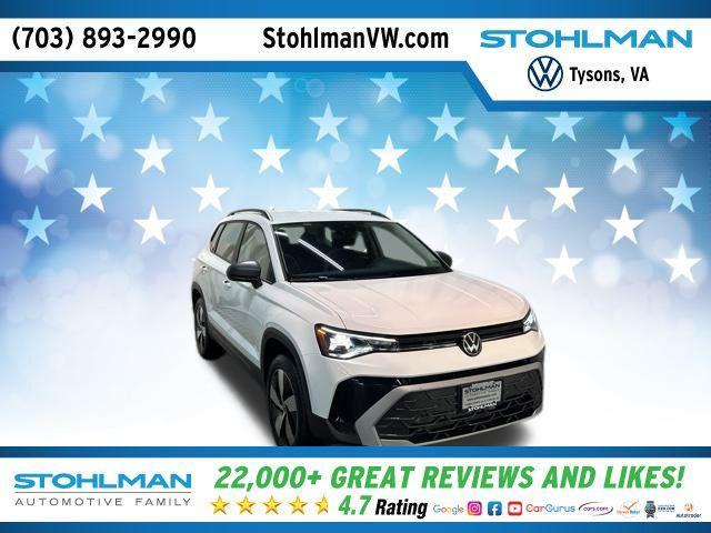new 2025 Volkswagen Taos car, priced at $27,668