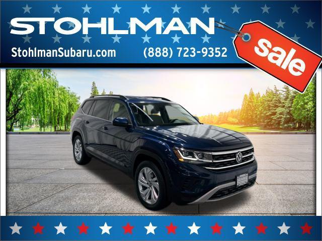 used 2021 Volkswagen Atlas car, priced at $27,000