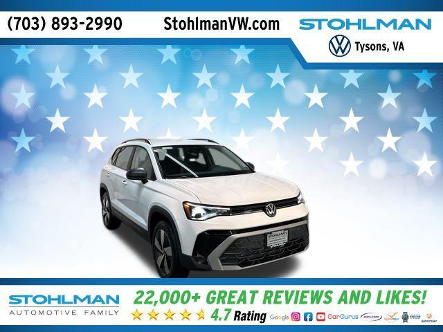 new 2025 Volkswagen Taos car, priced at $27,669
