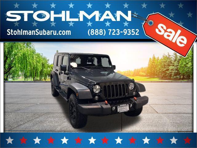 used 2017 Jeep Wrangler Unlimited car, priced at $20,862