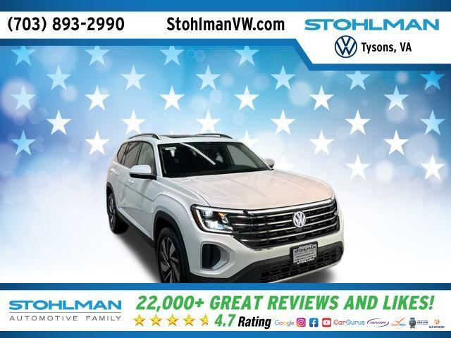 new 2026 Volkswagen Atlas car, priced at $46,679
