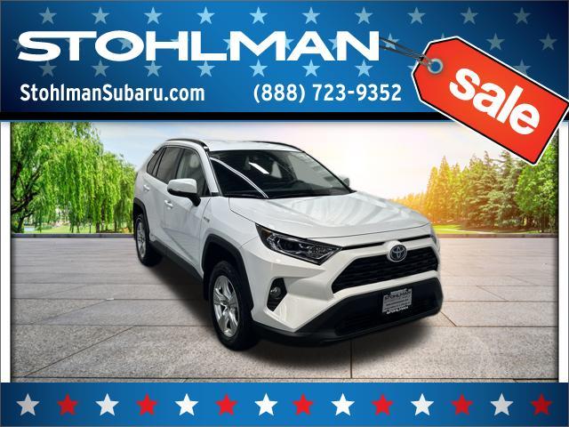 used 2021 Toyota RAV4 Hybrid car, priced at $27,110