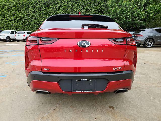 used 2022 INFINITI QX55 car, priced at $32,500