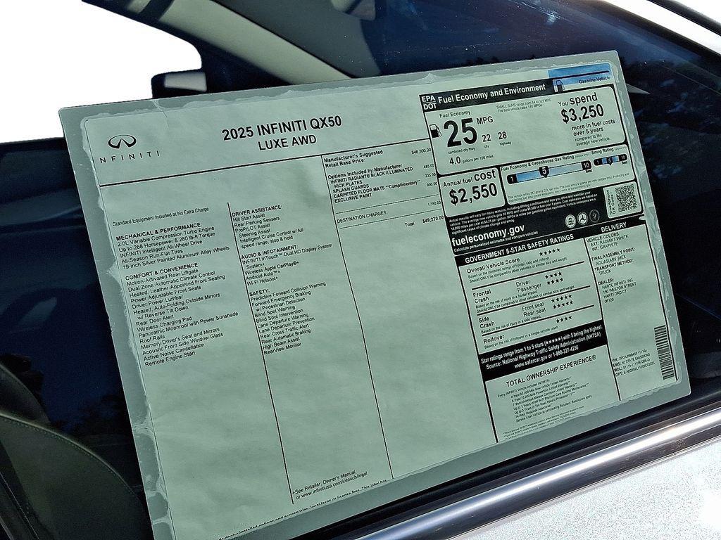 new 2026 INFINITI QX60 car, priced at $62,055