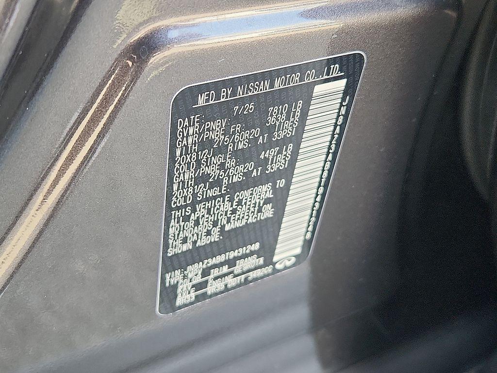 new 2026 INFINITI QX80 car, priced at $90,595