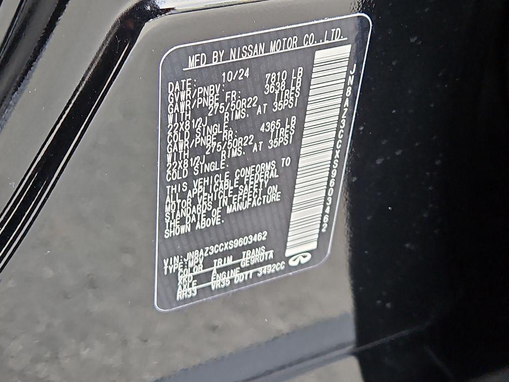 new 2025 INFINITI QX80 car, priced at $109,163