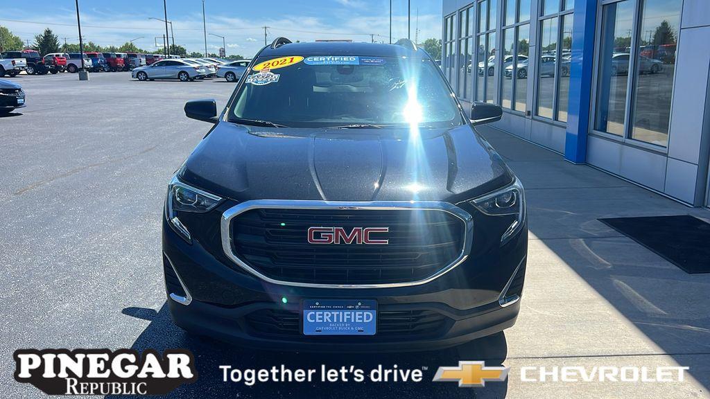 used 2021 GMC Terrain car, priced at $21,594