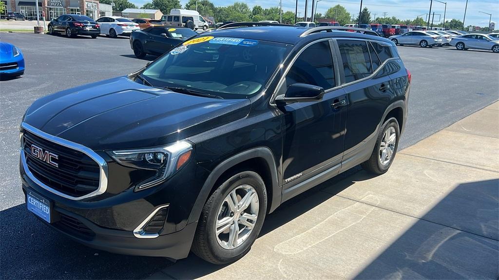 used 2021 GMC Terrain car, priced at $23,990