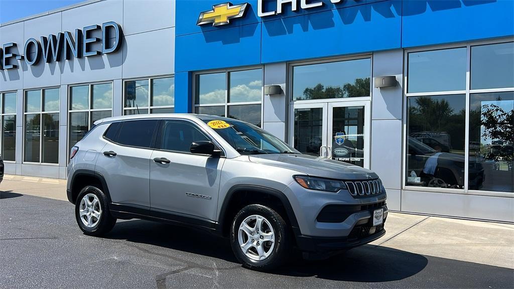 used 2022 Jeep Compass car, priced at $20,885