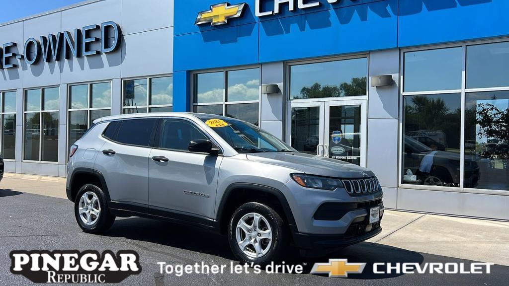 used 2022 Jeep Compass car, priced at $18,713