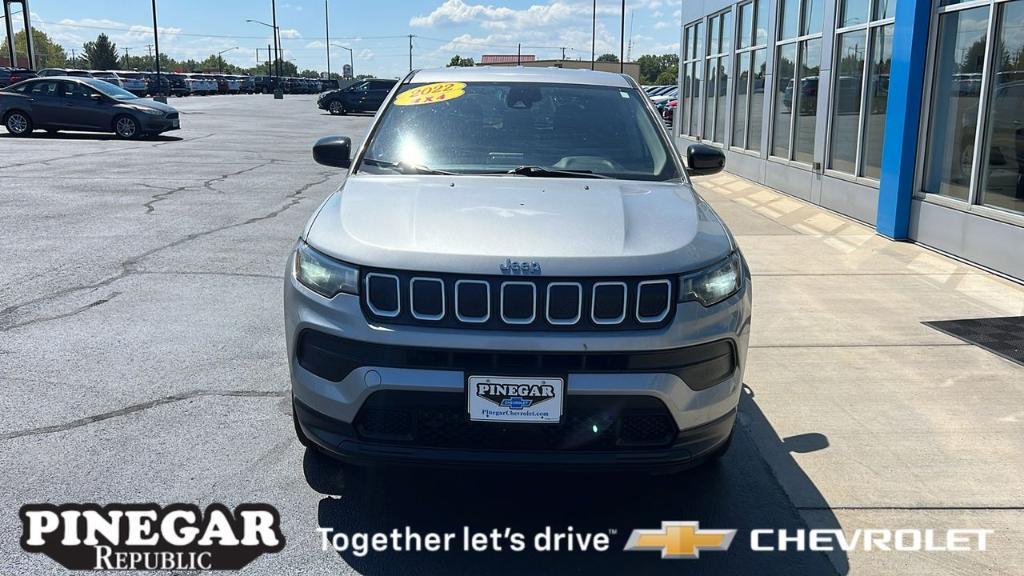 used 2022 Jeep Compass car, priced at $18,713