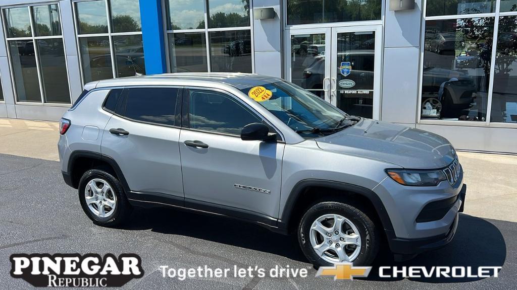 used 2022 Jeep Compass car, priced at $18,713