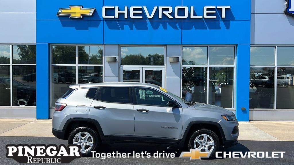 used 2022 Jeep Compass car, priced at $18,713