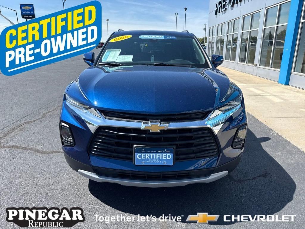 used 2022 Chevrolet Blazer car, priced at $23,590