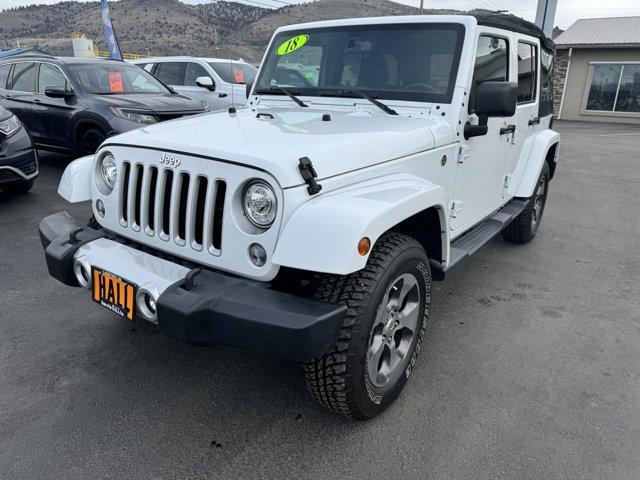 used 2018 Jeep Wrangler JK Unlimited car, priced at $26,504