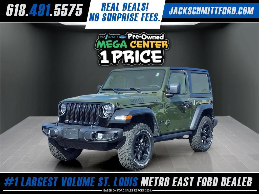 used 2021 Jeep Wrangler car, priced at $28,184