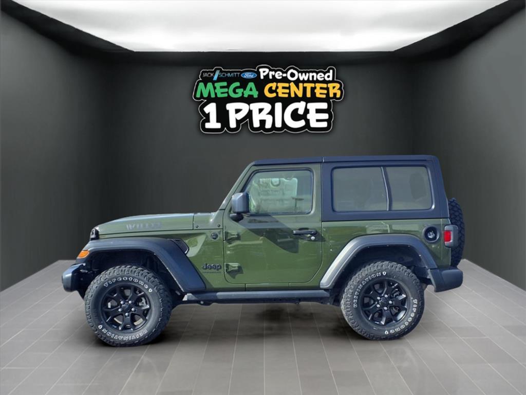 used 2021 Jeep Wrangler car, priced at $28,184
