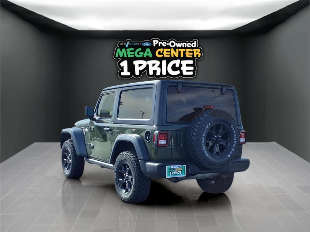 used 2021 Jeep Wrangler car, priced at $28,184
