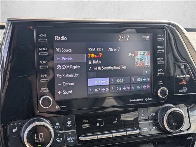 used 2020 Toyota Highlander car, priced at $27,476