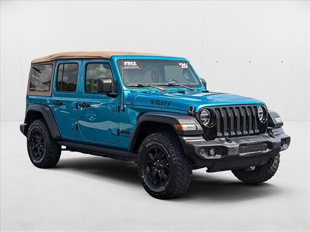 used 2020 Jeep Wrangler Unlimited car, priced at $29,795