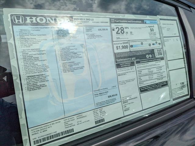 used 2025 Honda HR-V car, priced at $26,994