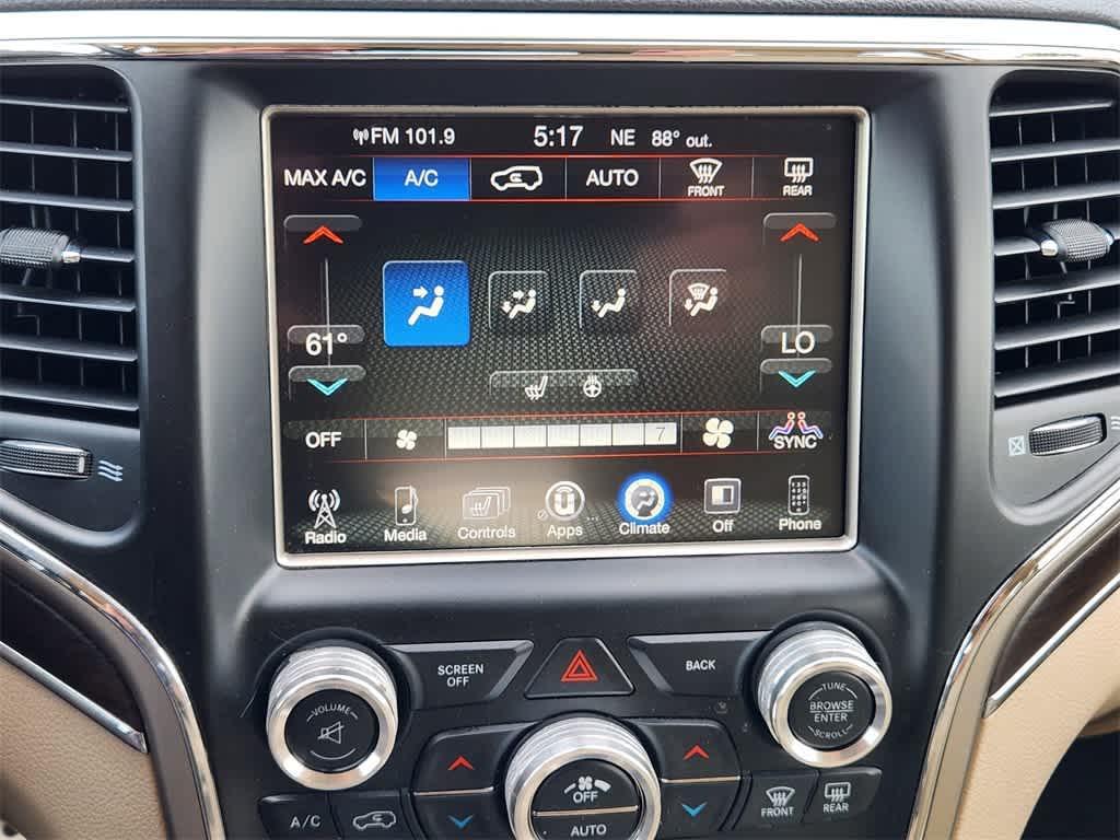 used 2017 Jeep Grand Cherokee car, priced at $21,498