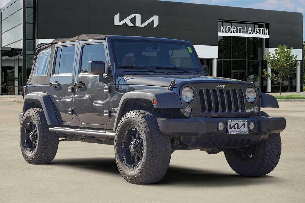 used 2014 Jeep Wrangler Unlimited car, priced at $15,998