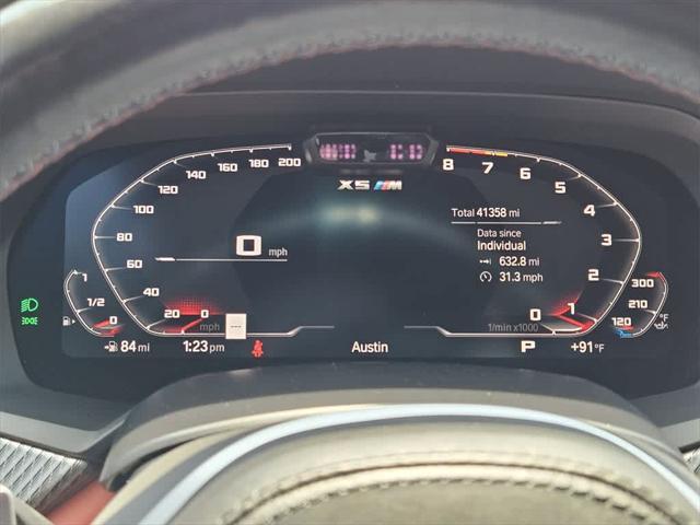used 2021 BMW X5 M car, priced at $75,000