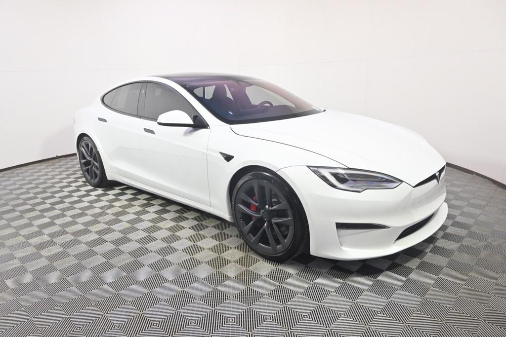 used 2021 Tesla Model S car, priced at $55,990