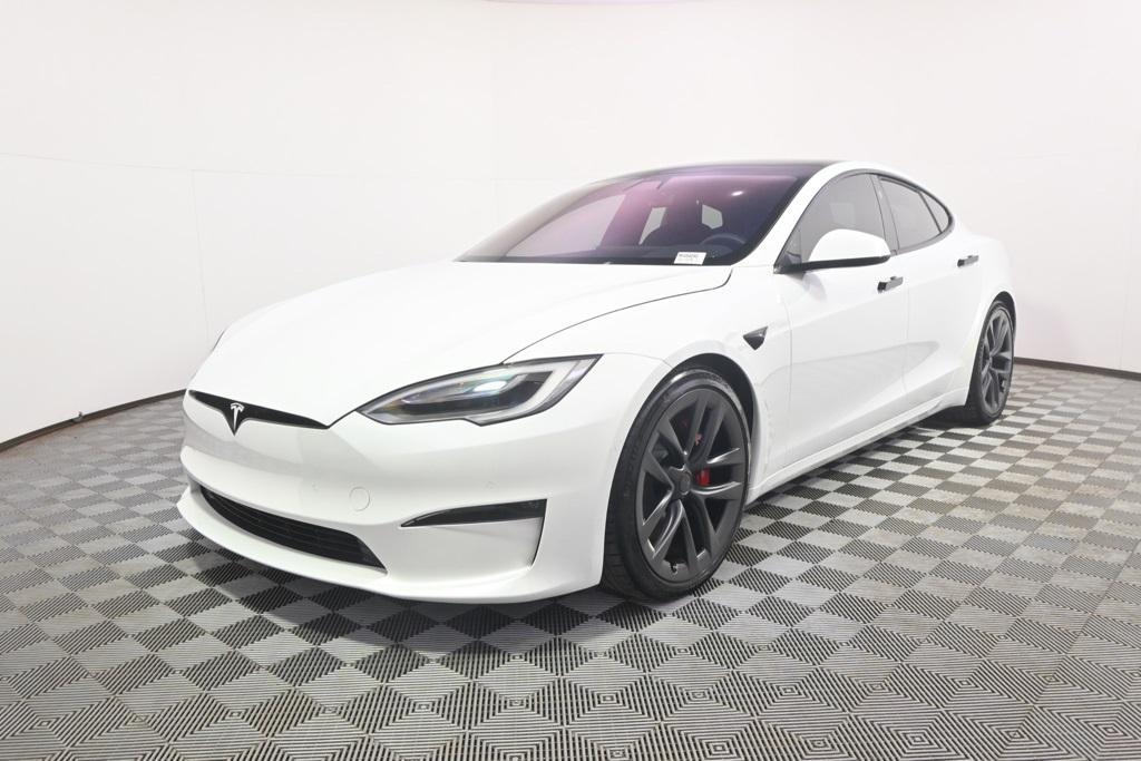 used 2021 Tesla Model S car, priced at $55,990