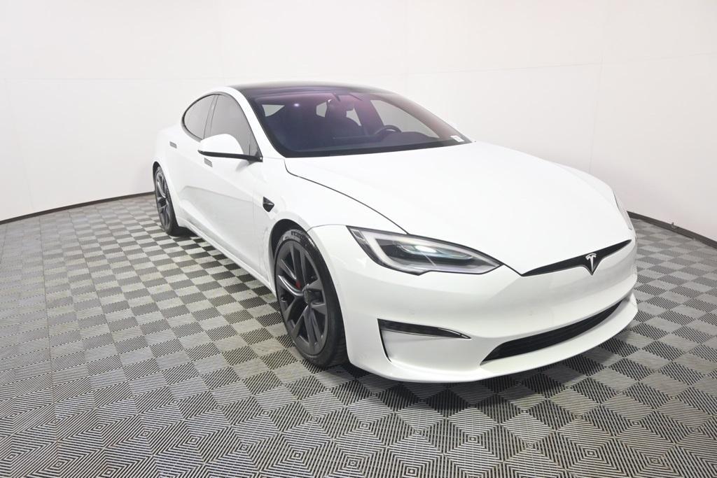 used 2021 Tesla Model S car, priced at $55,990